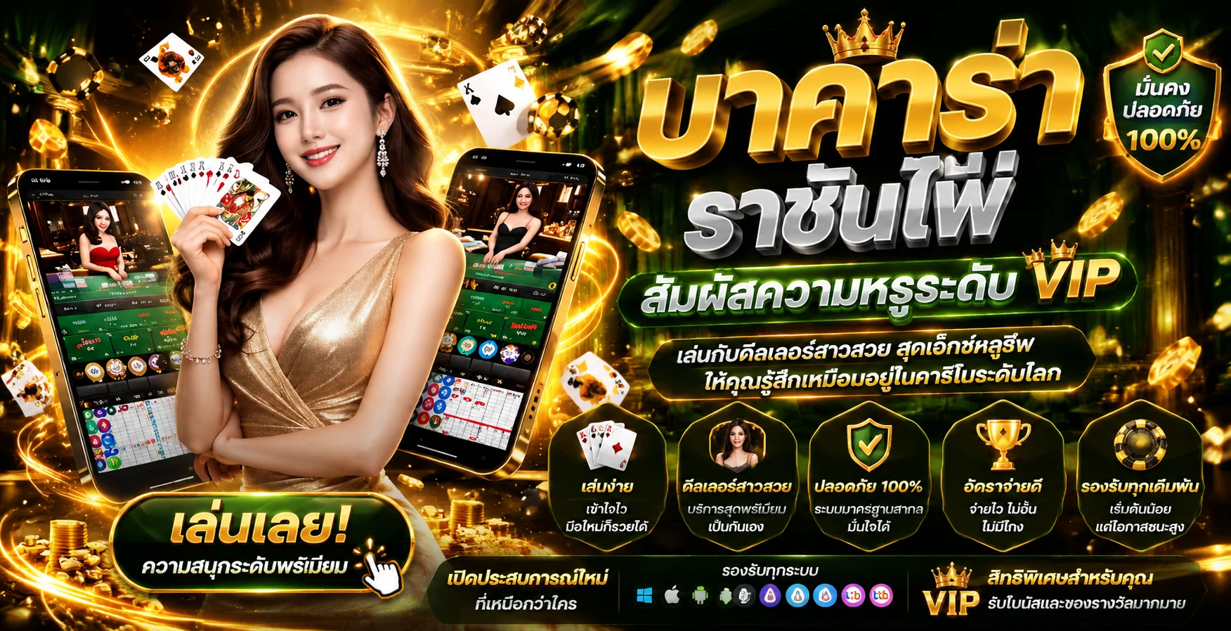 คาสิโนออนไลน์ AMB789K บาคาร่าสดถ่ายทอดจากห้องจริง